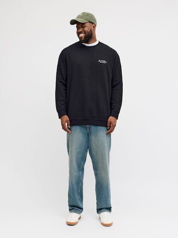 Jack & Jones Plus Sweatshirt 'JJEArchive' in Black