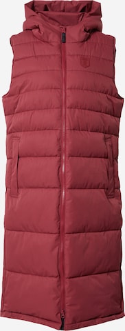 Derbe Vest 'Vestholm' in Red: front