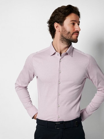 DESOTO Slim fit Button Up Shirt 'Modern Kent' in Pink: front