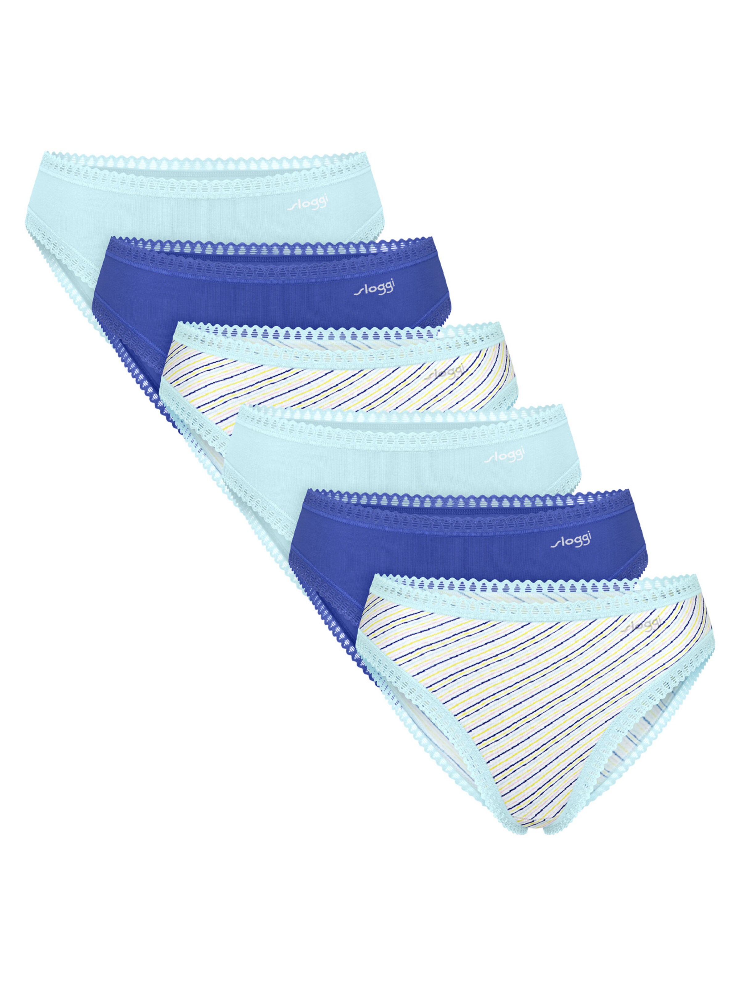 SLOGGI Slip 'GO Crush' in Blauw: voorkant