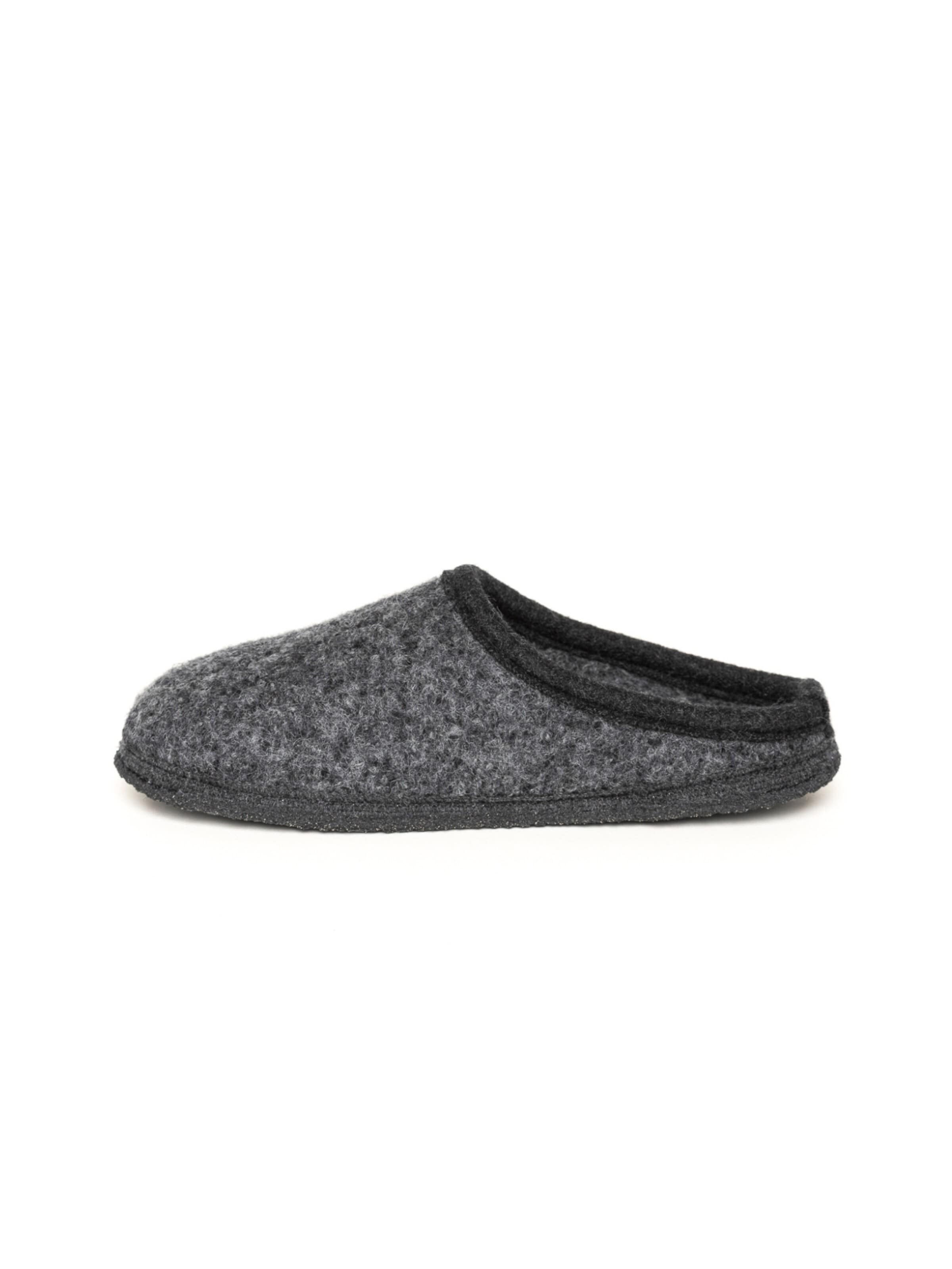 Gottstein Slippers 'Walkpantoffel Wool Venture Low' in Grey