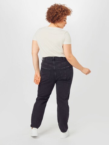 River Island Plus Tapered Jeans 'Carrie' in Zwart