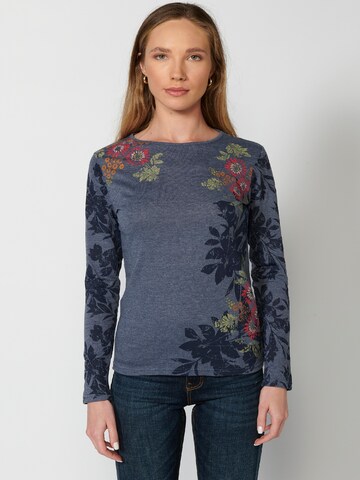 KOROSHI Shirt in Blauw