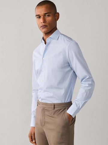 Hackett London Slim fit Overhemd in Blauw