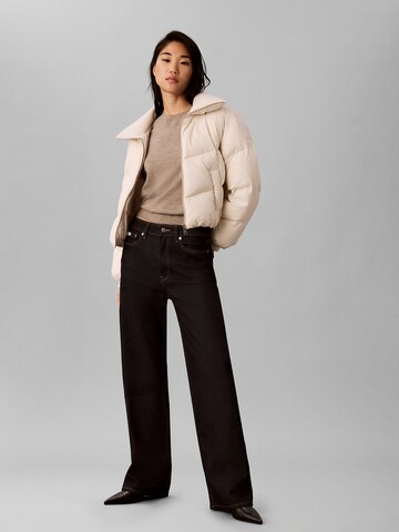 Calvin Klein Jeans Regular Jacke in Beige
