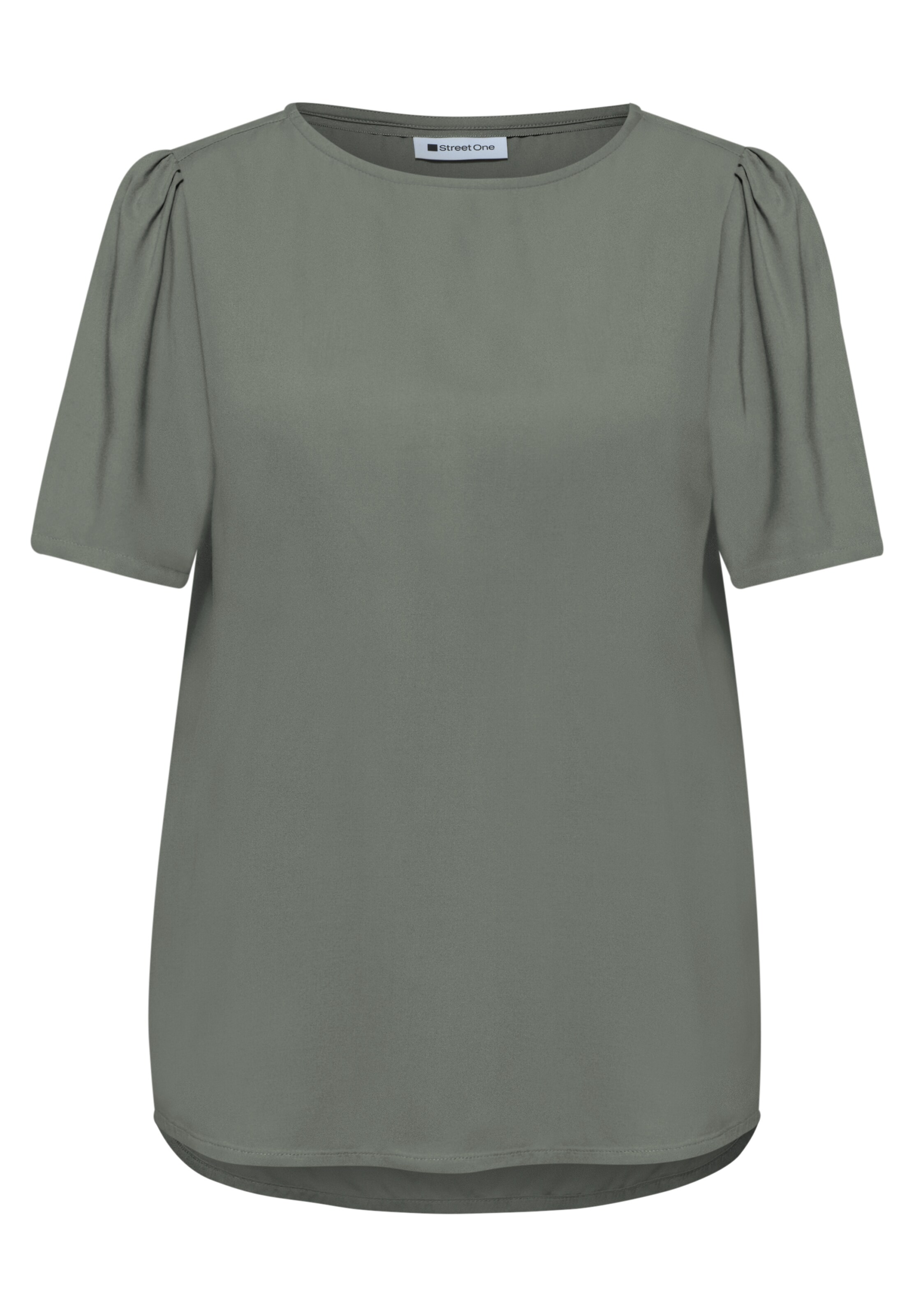 STREET ONE Bluse in Grau: Vorderseite