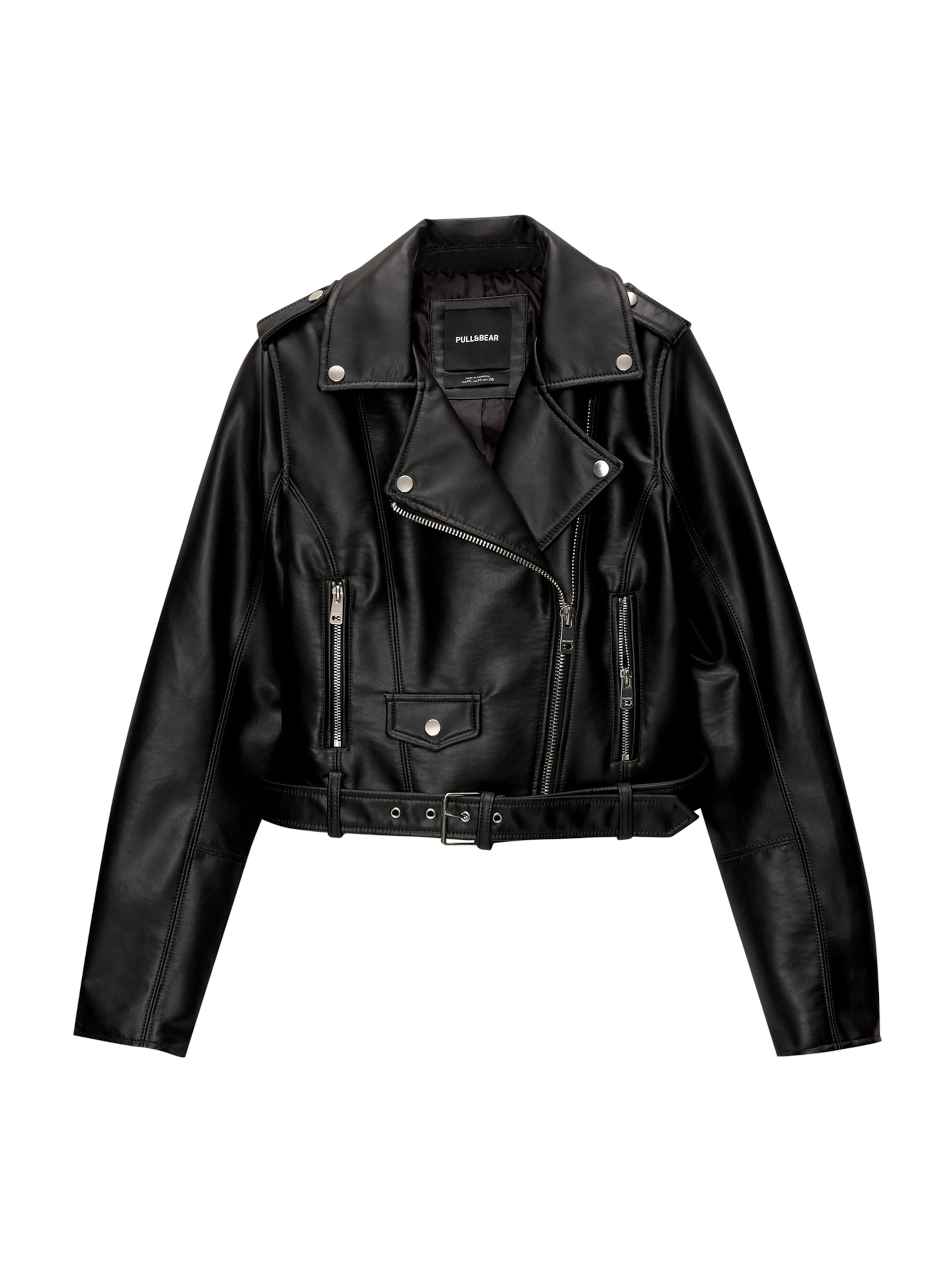 Pull&Bear Prechodná bunda - Čierna: predná strana