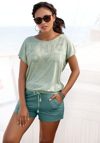 VENICE BEACH - Camisa em verde: frente