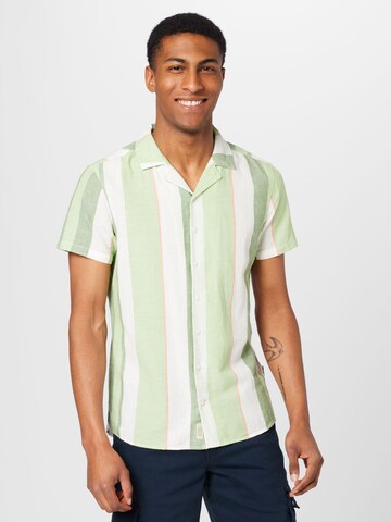 BLEND Средняя посадка Рубашка в Зеленый: спереди