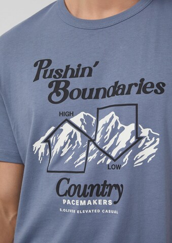 T-Shirt s.Oliver en bleu