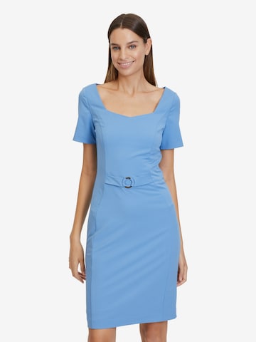 Vera Mont Sheath Dress in Blue: front