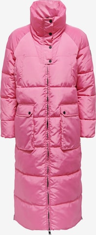 ONLY Χειμερινό παλτό 'NORA' σε ροζ: μπροστά