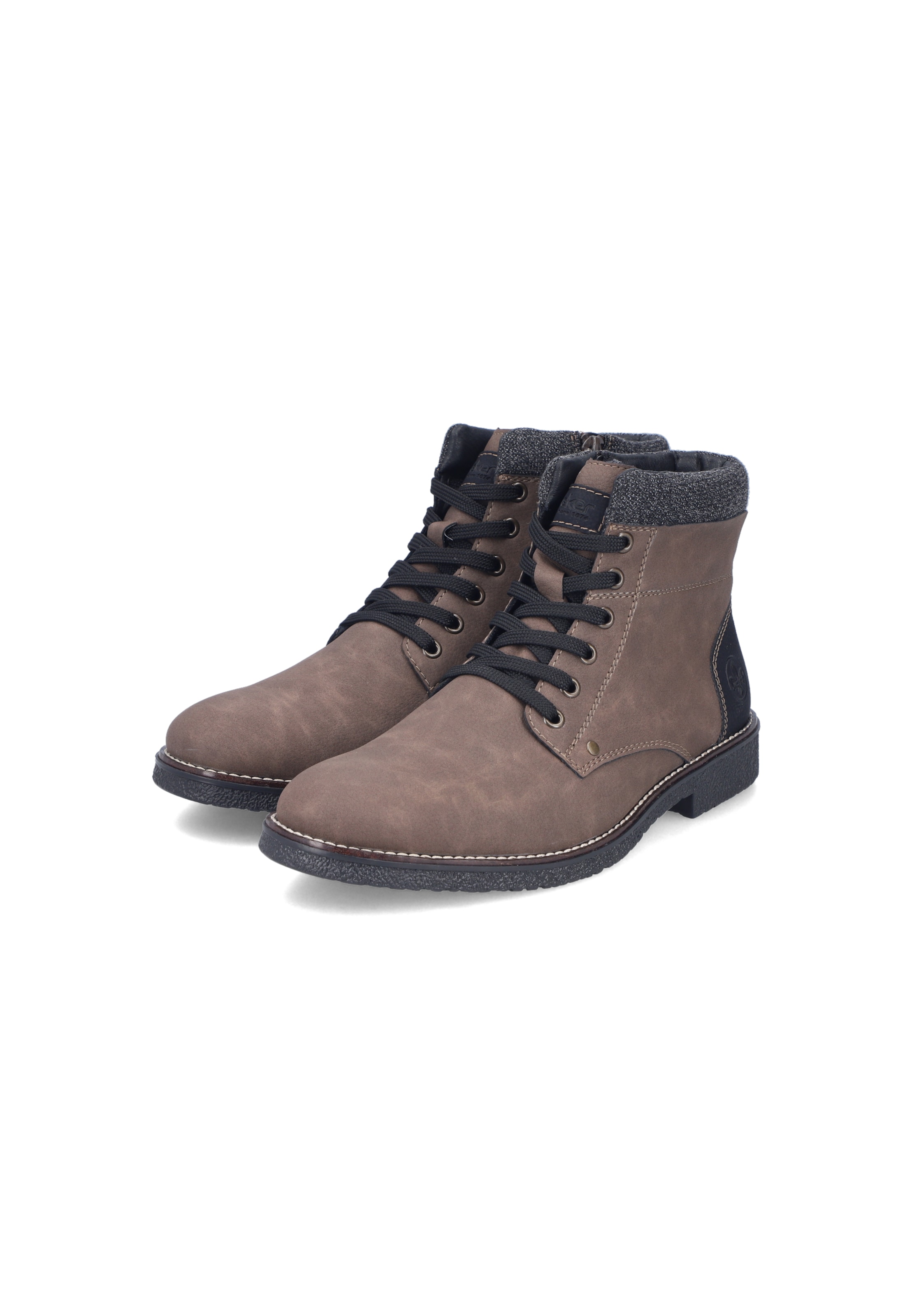 Bottines à lacets Rieker en marron