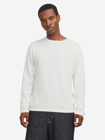 JACK & JONES Pullover 'George'‌‌‌‌‌‌‌‌‌‌ in Weiß: Vorderseite