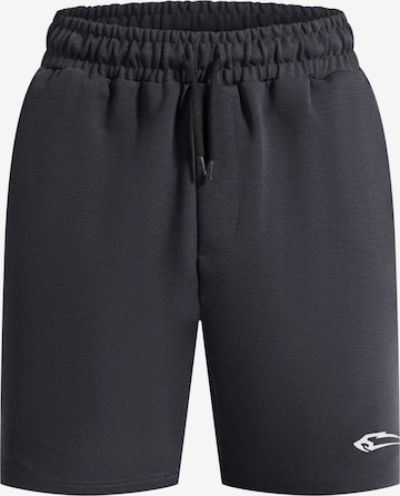 Regular Pantalon de sport 'Nate' Smilodox en noir : devant