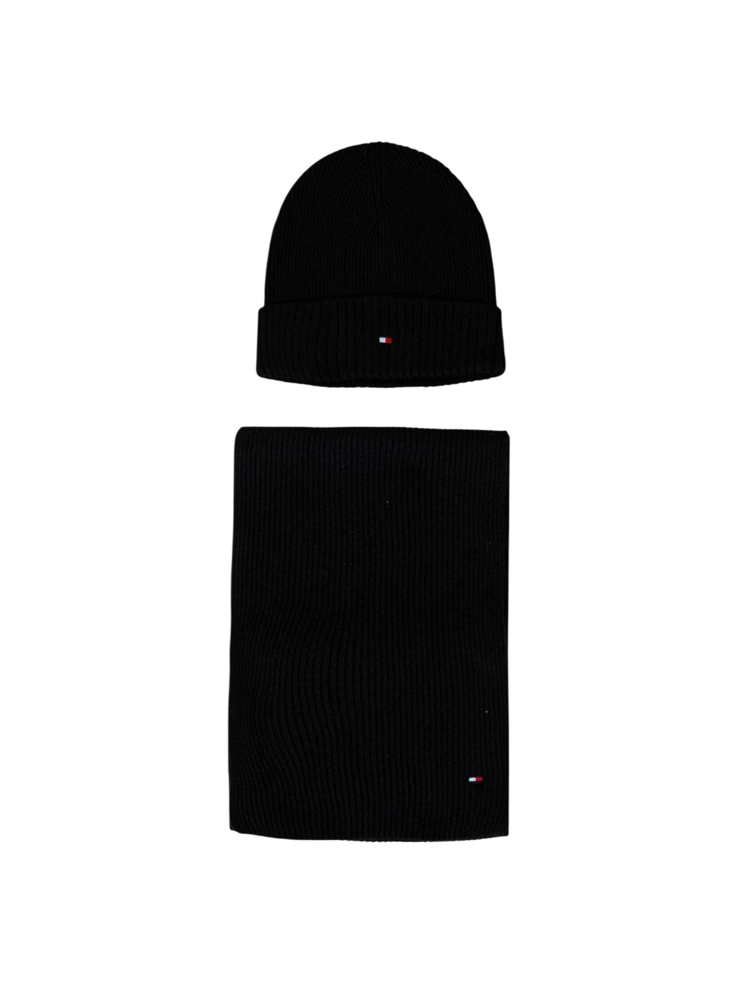 TOMMY HILFIGER Schal‌‌‌‌‌‌‌‌ in Schwarz: Vorderseite