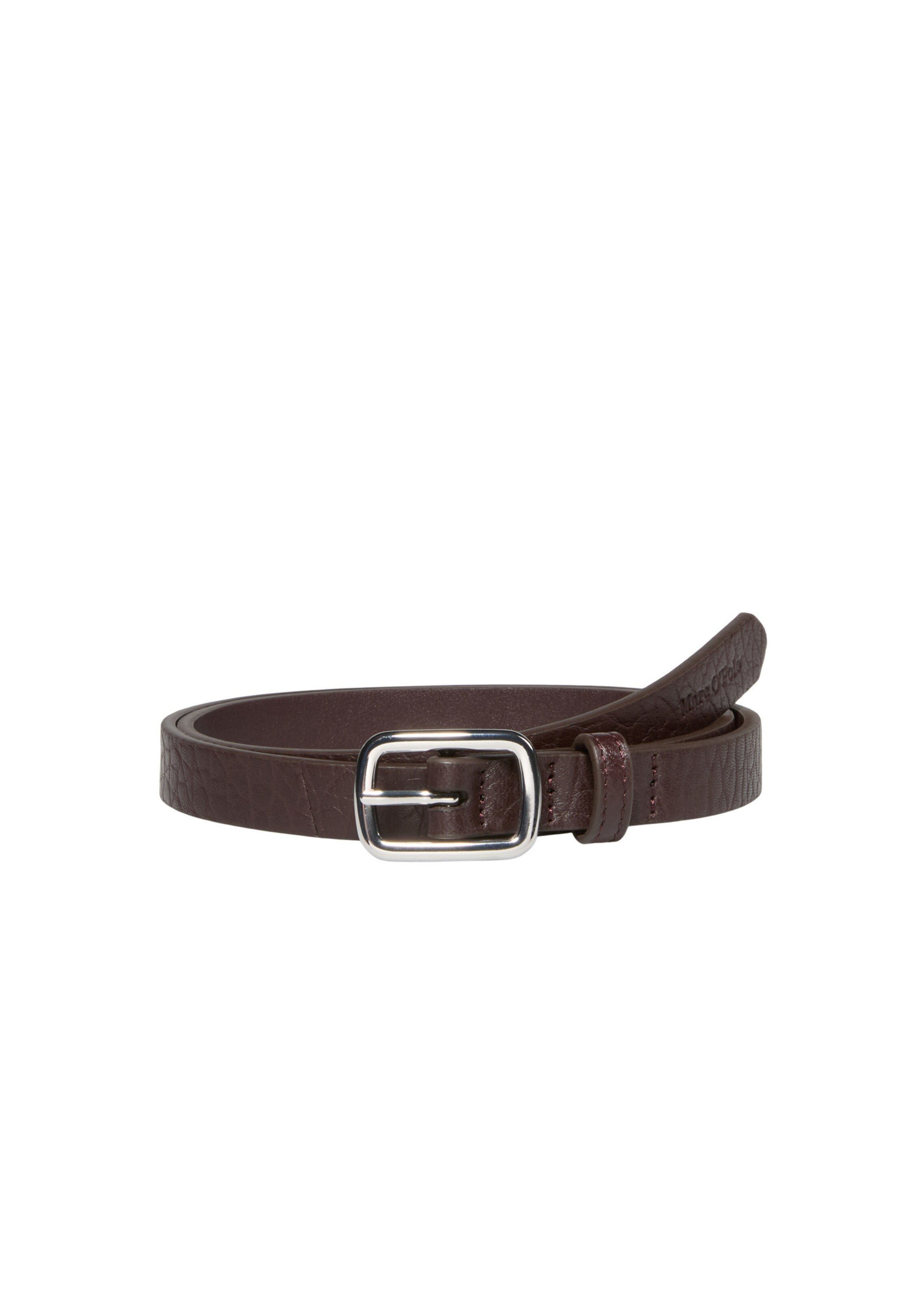 Marc O'Polo Belt in Brown: front