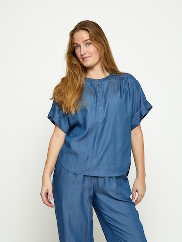 minus - Camiseta 'Mirja' en azul: frente