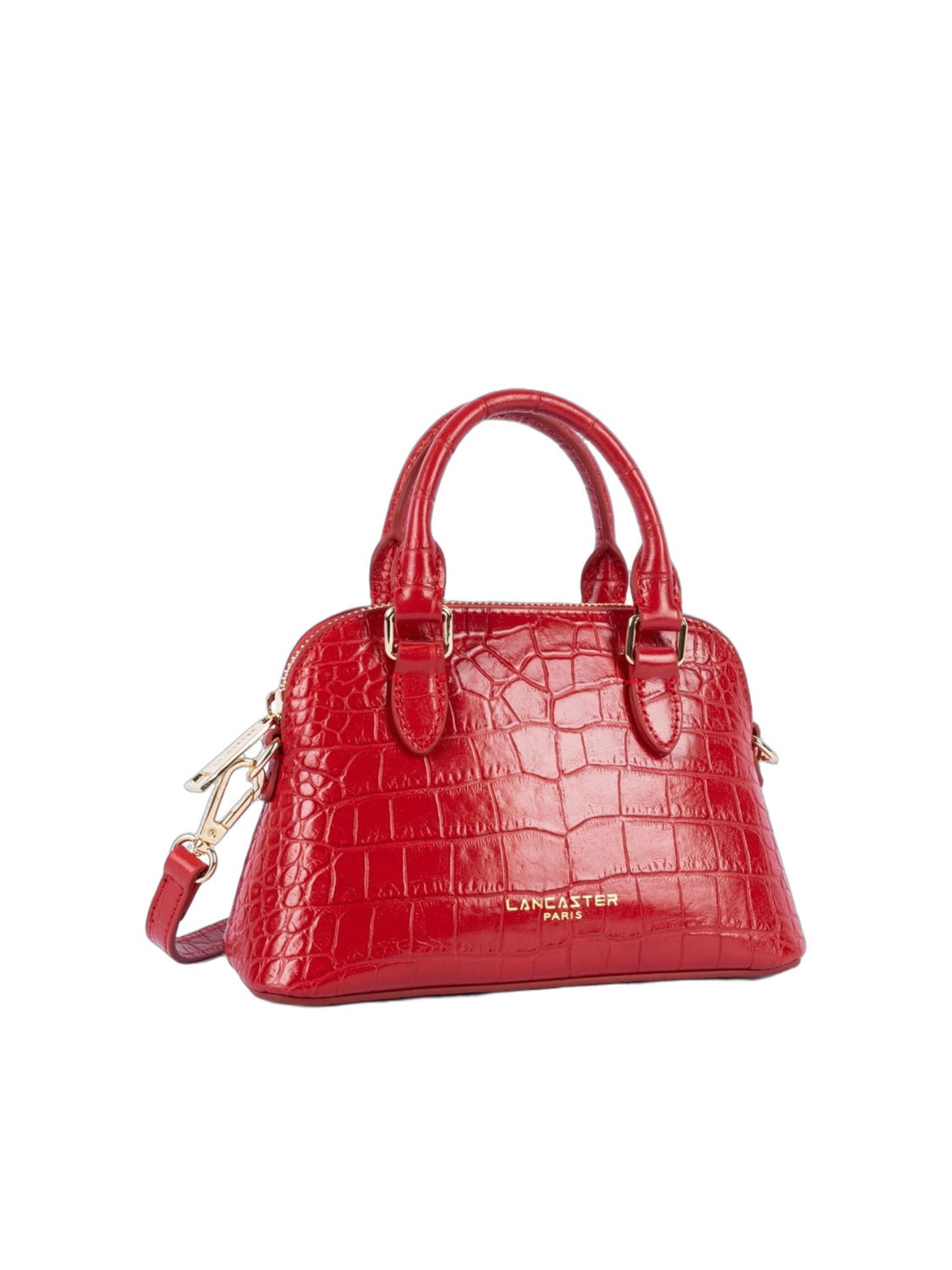 LANCASTER Paris - Bolso de mano 'Exo' en rojo