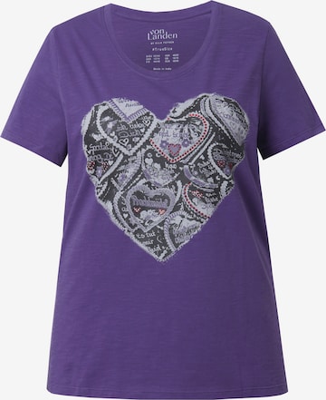 Ulla Popken Shirt in Lila: Vorderseite