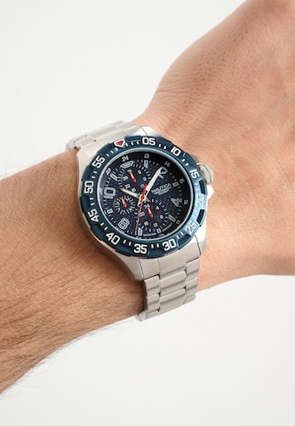 Montre à affichage analogique '  LEEWAY ' NAUTICA en argent : devant