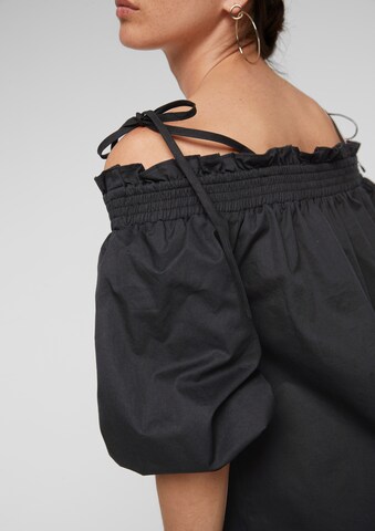 s.Oliver Bluse in Schwarz
