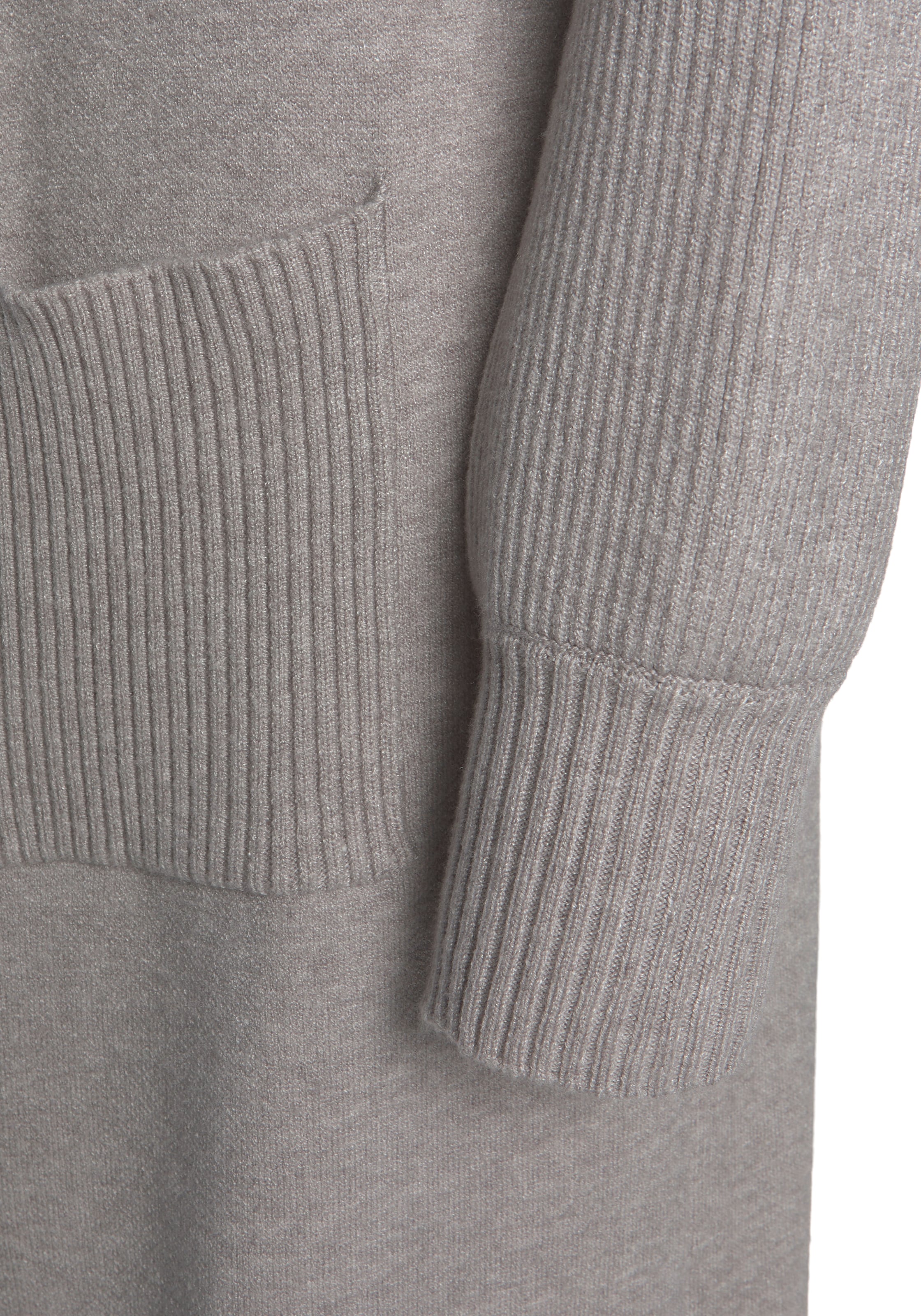 pelēks LASCANA Adīta jaka