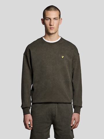 Lyle & Scott Sweatshirt in Groen: voorkant