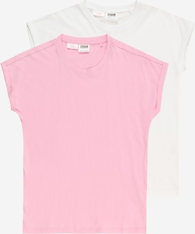 Urban Classics T-Shirt en rose / blanc, Vue avec produit