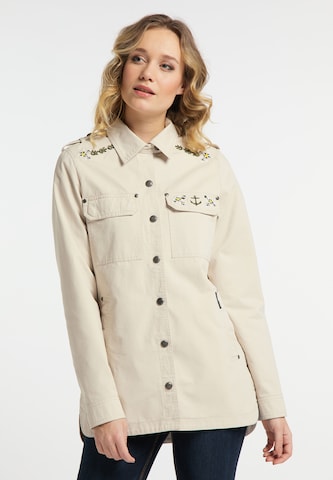 DreiMaster Vintage Jacke in Beige: predná strana