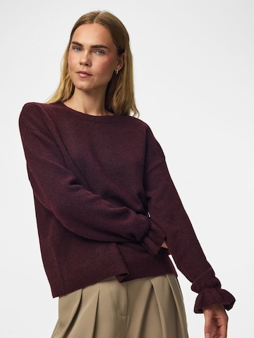 PIECES Pullover 'SALLY' in Rot