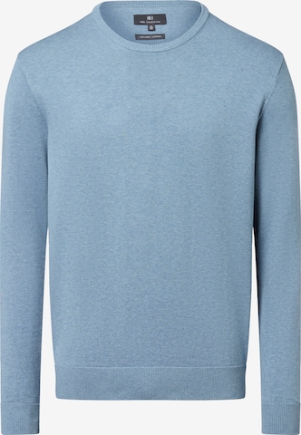 Pull-over Nils Sundström en bleu : devant