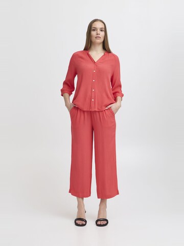 ICHI Wide Leg Hose 'Marakech' in Pink
