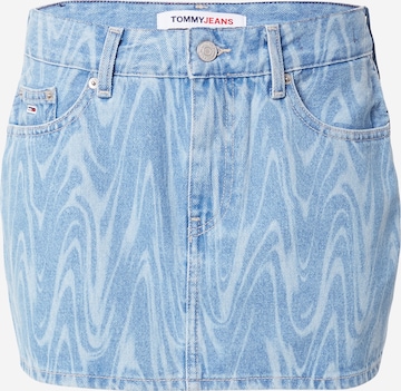 Tommy Jeans Rok in Blauw: voorkant