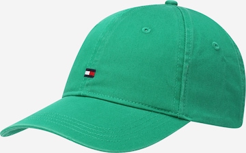 Cappello da baseball 'ESSENTIAL' di TOMMY HILFIGER in verde: frontale