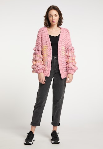 MYMO Knit Cardigan in Pink