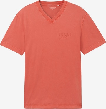 TOM TAILOR T-Shirt in Rot: Vorderseite