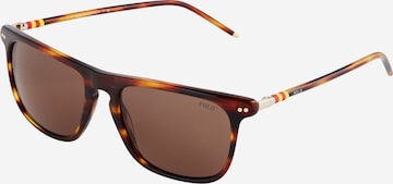 Lunettes de soleil Polo Ralph Lauren en marron : devant