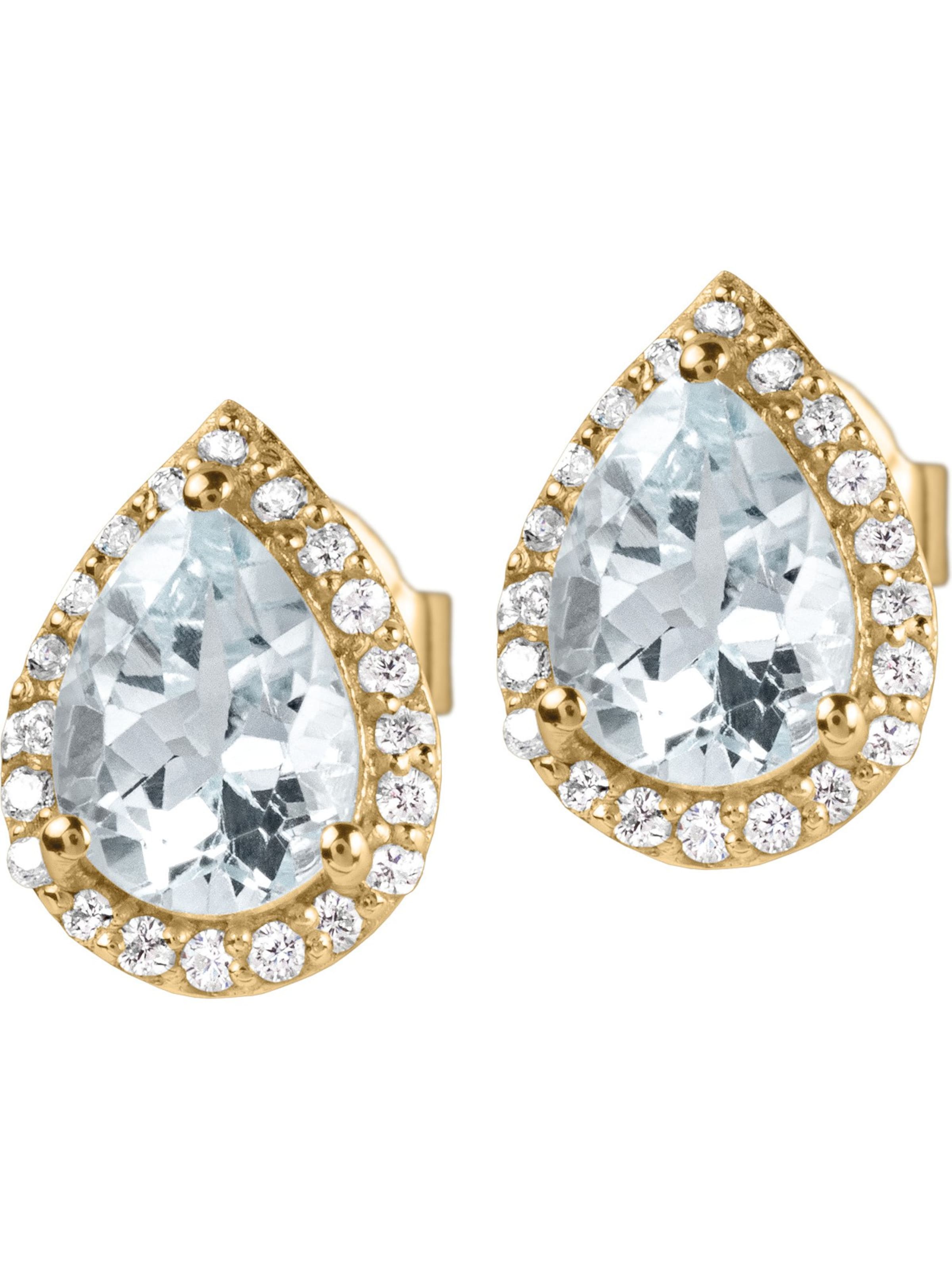 Jacques Lemans Ohrringe in Gold: Vorderseite