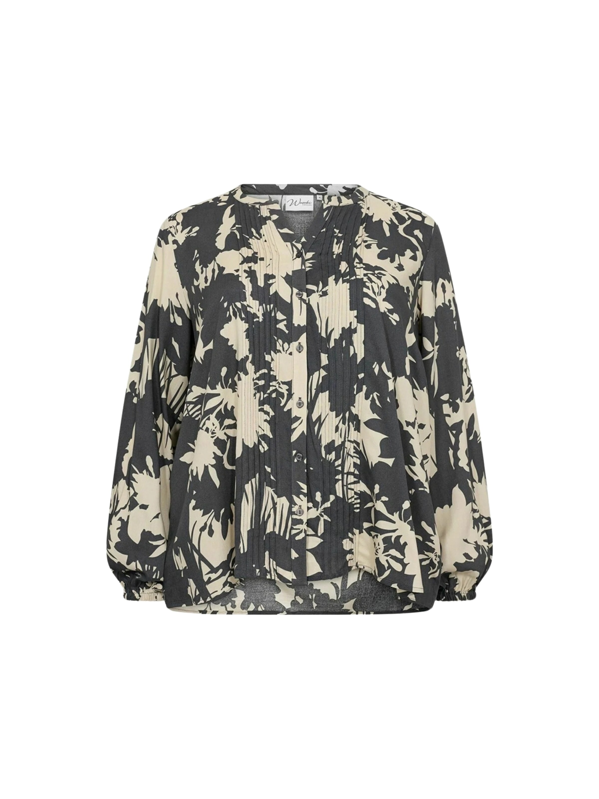 Wasabi Concept Bluse 'Janni' i grå: forside