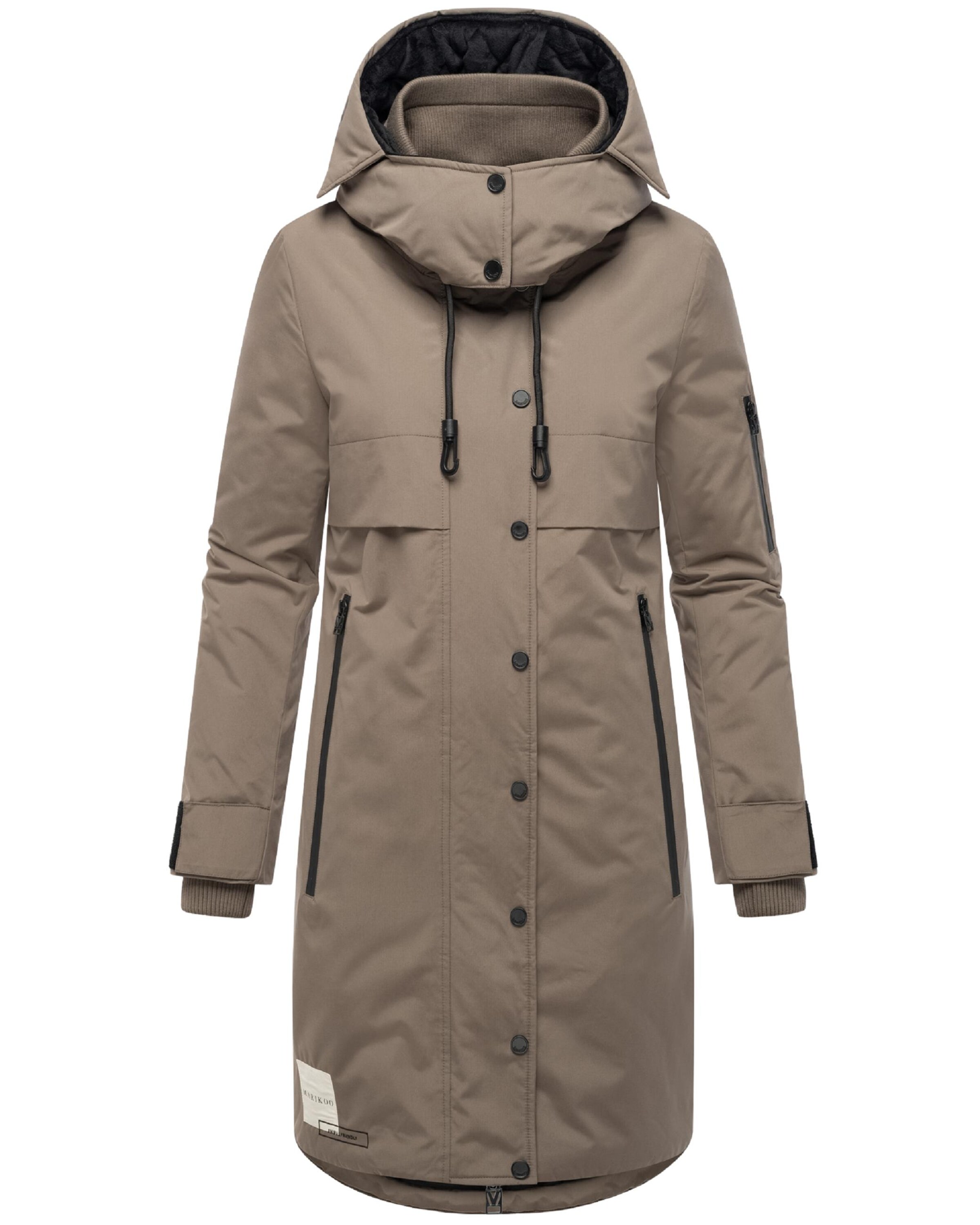 MARIKOO Talvemantel 'Anoukaa 16', värv pruun