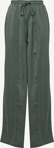 Willa Loose fit Trousers with creases 'BENNY' in Green: front