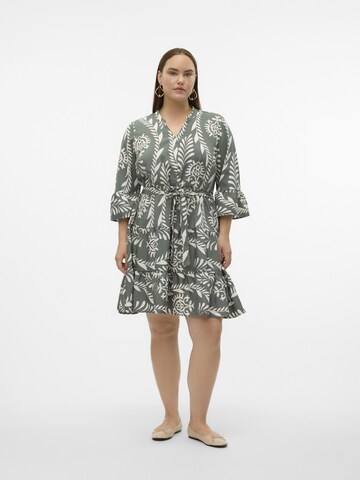 Vero Moda Curve Jurk 'ZERA' in Groen
