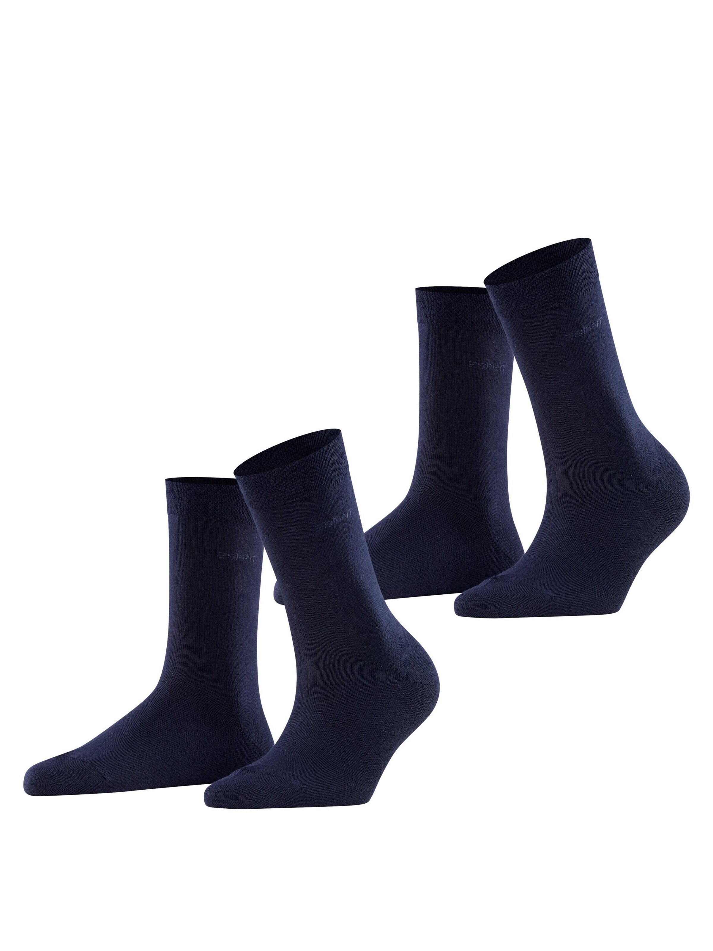 ESPRIT Socks 'Basic Easy 2-Pack' in Blue
