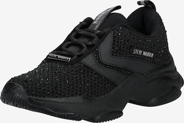 Baskets basses STEVE MADDEN en noir : devant