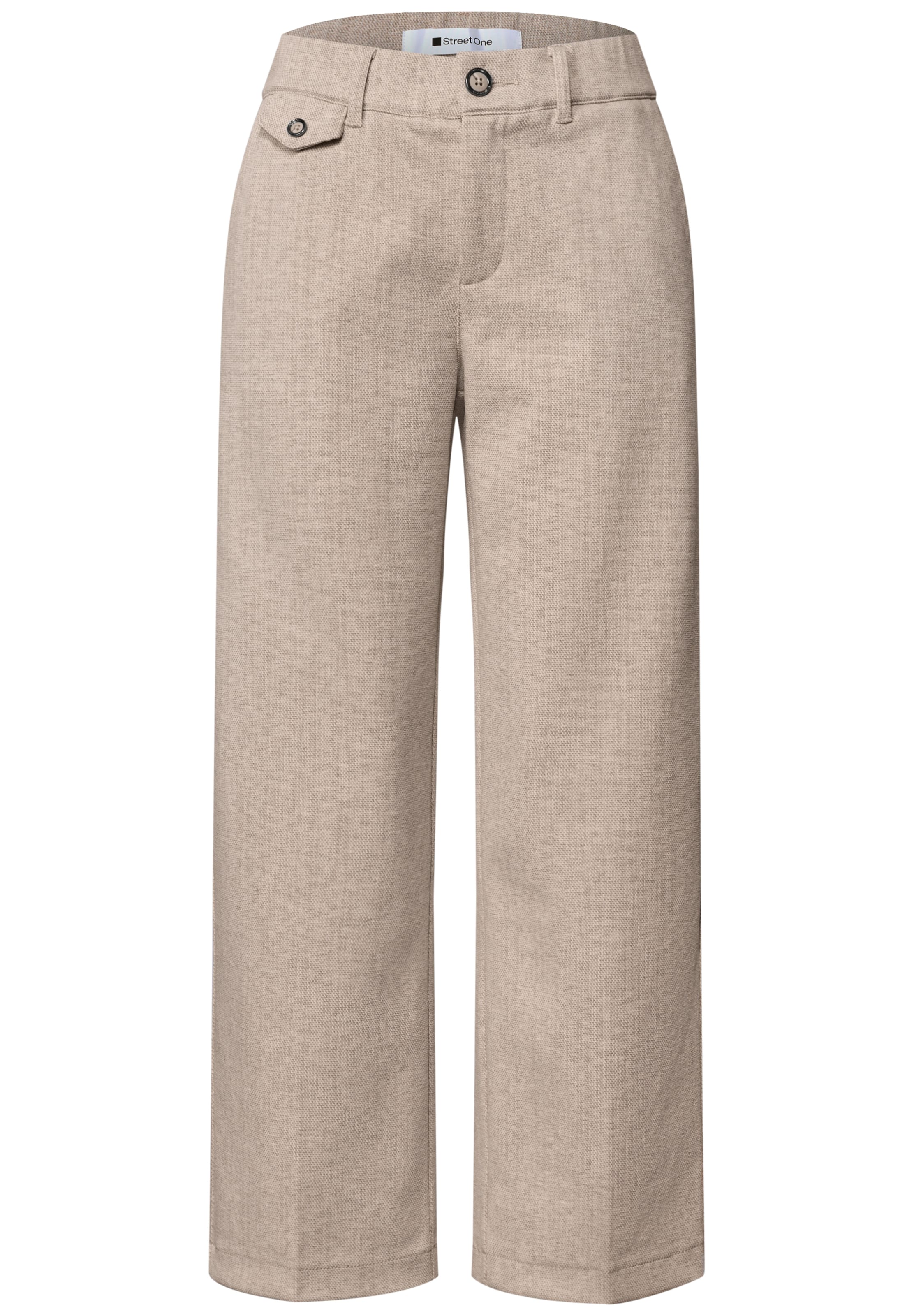 STREET ONE Pantalon 'Amalia' en 34/26 en sable, Vue avec produit