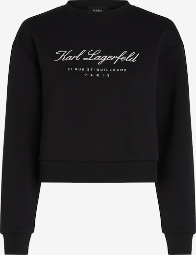 Karl Lagerfeld Sweatshirt in Black / White, Item view