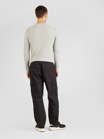 Regular Pantalon cargo 'Garlo' HUGO en noir