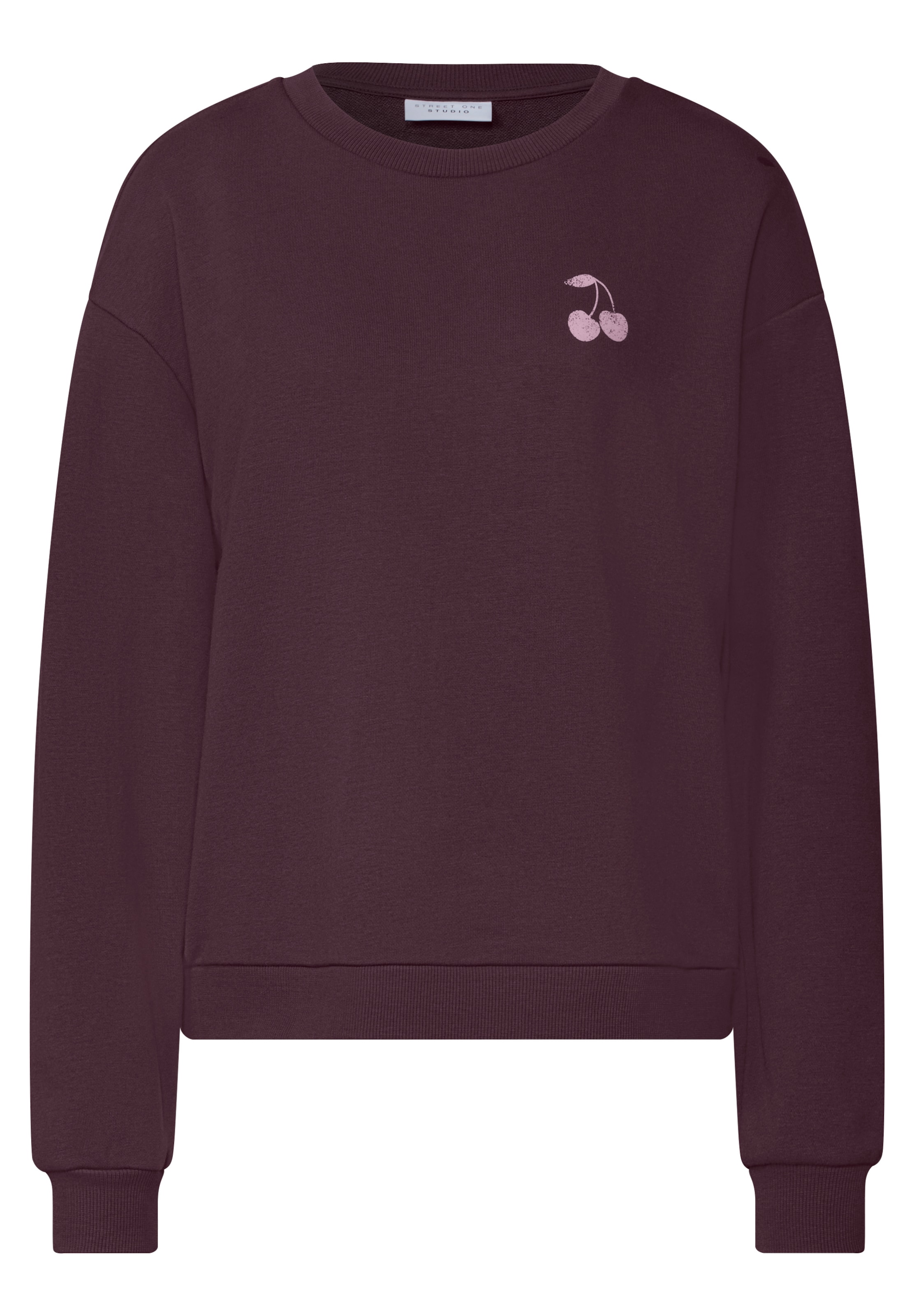 Street One Studio Sweatshirt in Purple: front