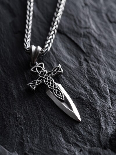 REYTEL Pendant 'SWORD' in Silver, Item view